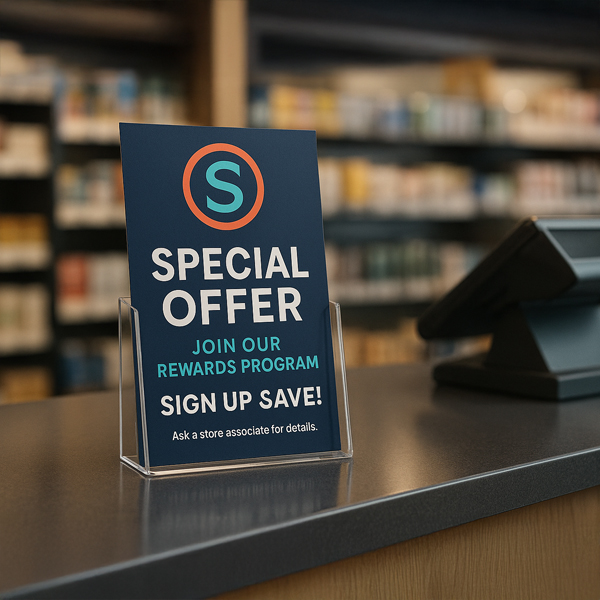 Retailability Cards Talient Action Group | Custom Retail Rack Cards | Product, Service ...