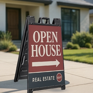 Show details for A-Frame Sign - Real Estate