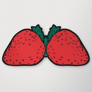 Picture of Strawberries Die Cut