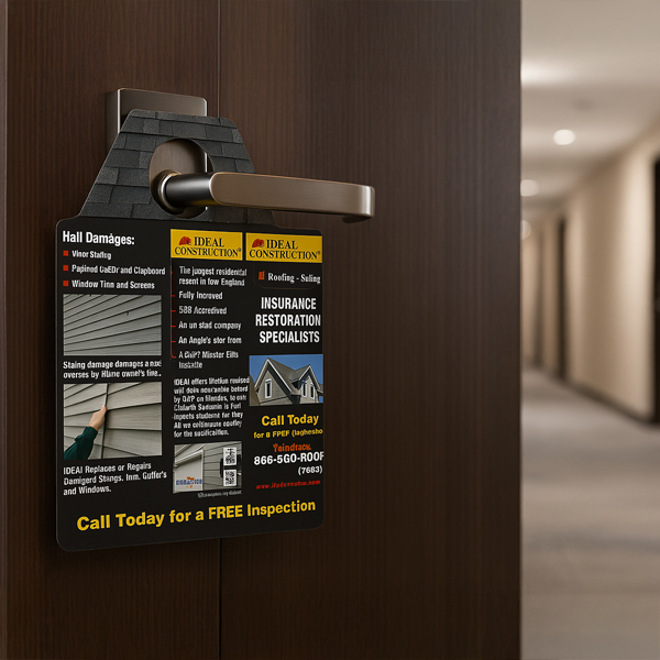 Show details for Doorhanger Brochure Die Cut