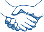icon displaying shaking hands